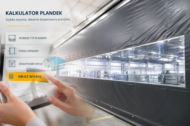 Kalkulator plandeki Izolacyjnie - dobierz plandekę na wymiar i ją wyceń online